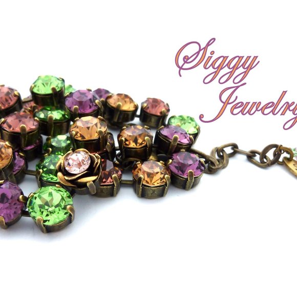 Swarovski Crystal Country Roads Necklace - Picture 8 of 9